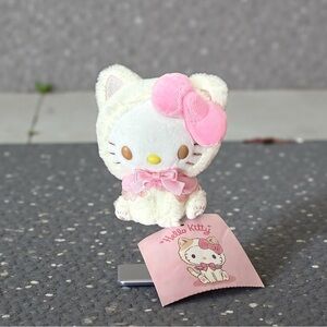Sanrio Hello Kitty Plush Bag Charm Keychain NEW WITH TAGS